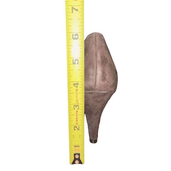 Steve Madden Brown Suede Peep Toe Pump GREAT CONDITION Womens Size 10 - Picture 7 of 9